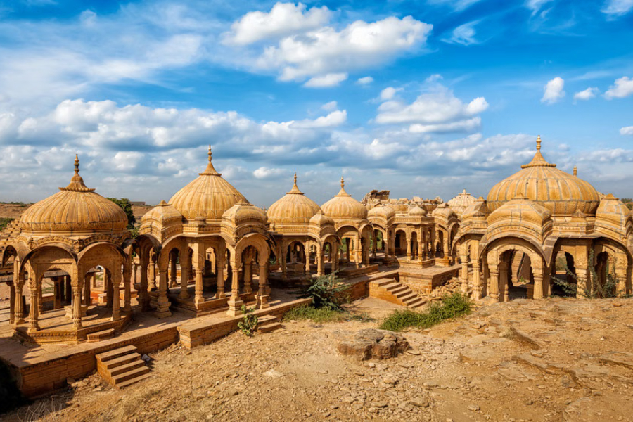 Bada Bagh royal cenotaphs