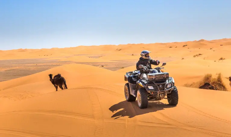 Quad bike ride at Samtara Desert Camps